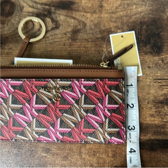 NWT Michael Kors Jet Set Charm Slim Medium Card Case Wallet - Picture 8 of 9